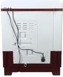 Voltas Beko 7 kg with Fast Dry Double Waterfall 5 Wing Pulsator Semi Automatic Top Load Washing Machine (Maroon & White, WTT70DBRTF)