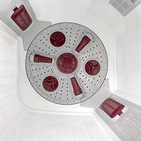 Voltas Beko 7.5 kg 5 Star Semi-Automatic Top Load Washing Machine (Special Pulsator Technology, WTT75DBRT, Burgundy)