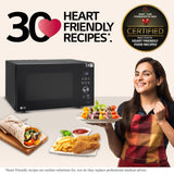 LG 28 L Wi-Fi Enabled Charcoal Convection Healthy Microwave Oven (MJEN286UFW, Black, Diet Fry)