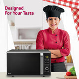 LG 28 L Charcoal Convection Microwave Oven (MJ2887BFUM, Black, with 360° Motorised Rotisserie & Charcoal Lighting Heater with 10 years warranty)