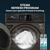 IFB 8 Kg 5 Star Powered by AI with 9 Swirl Wash, WiFi, Fully Automatic Front Load Washing Machine (SENATOR MBN 8012 CMS, Steam Refresh Program with Eco Inverter, Mocha)