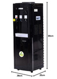 Blue Star Water Dispenser with Refrigerator - Black Color,14 Litre (Open Box / Without Box)