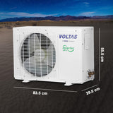 Voltas 1.5 Ton 5 Star, Inverter Split AC(Copper, 4-in-1 Adjustable Mode, Anti-dust Filter, 185V Vectra Elegant,White)