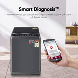 LG 10 Kg 5 Star Inverter TurboDrum Fully Automatic Top Loading Washing Machine Appliance (T10SJMB1Z, Jet Spray+, Smart Closing Door, Middle Black)