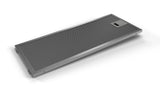 Bosch DWF97RV60I Series 8 wall-mounted cooker hood 90 cm clear glass black printed