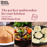 Morphy Richards WizPot 6 Litres 1000W Electric Pressure Cooker| 14-Preset Menu| Digital Display| Saves upto 70% Cooking Time| Customised Preset for Indian Cooking| Automatic Shut-Off| Metallic Brown