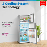 Bosch MaxFlex Convert 335L,3 Star Inverter Frost Free Triple Door Refrigerator (CMC36S03NI, 8-in-1 Convertible, UV Protected Body Shield, VitaFresh Technology, Adaptive UI, Smoky Steel)
