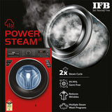 IFB 7 Kg 5 Star Front Load Washing Machine 2X Power Steam (ELITE ZRS 7012, Red, In-built Heater, 4 years Comprehensive Warranty)
