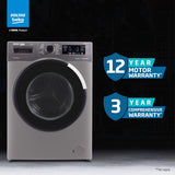 Voltas Beko 8.0kg, Inverter, 5 Star Front Load Washing Machine (WFL8014VTAP, Anthracite), Auto Dosing,Stain Expert