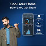 Blue Star 1.5 Ton 5 Star, New Star Rated, Smart Inverter Split AC, Iconia Series (AI Pro+, Copper, 4-Way Swing, DigiQ Hepta Sensor,Turbo Cool, Self Clean Technology (IA518IXUS, Midnight Silver))