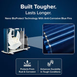 Blue Star 1.5 Ton 5 Star, New Star Rated, Smart Inverter Split AC, Iconia Series (AI Pro+, Copper, 4-Way Swing, DigiQ Hepta Sensor,Turbo Cool, Self Clean Technology (IA518IXUS, Midnight Silver))