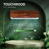 Godrej 1.5 Ton 3 Star, 5 Years Comprehensive Warranty, 5-In-1 Convertible Cooling, Wood Finish, Inverter Split AC (Copper, 4 Way Air Swing, AC 1.5T SIC 18VTC3 WYB TK, Teak Wood)