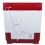 Panasonic 12 kg 5 Star Semi-Automatic Glass Lid Top Loading Washing Machine with Powerful Motor (NA-W120H6RRB, Red, Active Foam System)