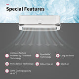 Hitachi 2 Ton Class 5 Star, 4-Way Swing, ice Clean, Xpandable+, Inverter Split AC (100% Copper, Dust Filter, 5500STXL RAS.V522PCBISH1, White)