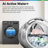 Bosch 8 kg, 5 Star, Anti Stain & AI Active Water+ Fully Automatic Front Loading Washing Machine (WAJ2826DIN, Steam with Anti-Bacteria, Anti-tangle, Anti-Wrinkle, In-Built Heater, Black Grey)