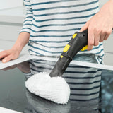 KARCHER SC 2 EasyFix Steam Cleaner, 1500W, 3.2 Bar Pressure, 1200L Steam/L Water, Chemical Free Cleaning, Removes 99.99% Viruses & Bacteria, EasyFix Floor Kit, Ideal for Home Use, German Tech