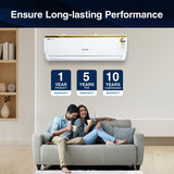 Voltas 1.5 Ton 3 Star Inverter Split AC (Copper, 5-in-1 Adjustable Mode, Anti-dust Filter, 183V Vertis Smart Air Elite Gold, White)