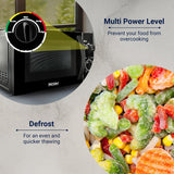 Haier 20L Solo Microwave Oven (HIL2002MWPH, Black)