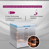 Godrej 207 L 3 Star Deep Freezer, Convertible Freezer & Cooler, Pentacool+ Cooling, D-Cool Technology, Copper Capillary, 5 Years Compressor Warranty (DH ESNCH 230C 1HCGP RW)