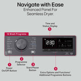 LG 9 Kg, Wi-Fi, Dual Inverter Heat Pump, Eco-Hybrid Technology Fully Automatic Front Load Dryer (DHV09SAM, Double Layer Air Filter, Allergy Care, Auto Cleaning Condenser, Middle Black)