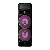 LG XBOOM RNC9 Party Speaker, Multi Color Lighting, Karaoke Feature, 1 Mic + 1 Guitar Input, Wireless Party Link, USB, Bluetooth Connection, XBOOM App