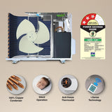 Godrej 2 Ton 3 Star, 5 Years Comprehensive Warranty, 5-In-1 Convertible Cooling, Inverter Split AC (Copper, I-Sense Technology, SIC 24ITC3-WZR, White)