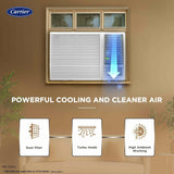 Carrier 1.5 Ton 5 Star 19K Estrella FXI (M) Inverter Window AC, R32 Refrigerant, WRAC, High Energy Efficiency, White