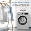 Bosch 10.5/6 KG Inverter Fully Automatic Front Load Washer Dryer with LED TOUCH DISPLAY (WNA264U9IN,Silver)