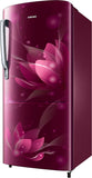Samsung 183 L, 2 Star, Digital Inverter, Direct-Cool Single Door Refrigerator (RR20C2712R8/NL, Blooming Saffron Red)