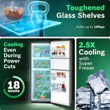 Bosch 302L, 3 Star, MaxFlex Convert Frost Free Triple Door Refrigerator | 8-in-1 Convertible Storage Modes | 57L Extra Convertible Zone | Cool Extend up to 18 hours (CMC33K03NI, Smokey Steel)