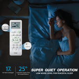 Haier 1.5 Ton 3 Star Fix Speed Side Flow Window AC (Copper, Turbo Mode, Anti Bacterial Filter, Cools at 54°C Temp, Long Air Throw - HWU18F-POW3BN-FS)