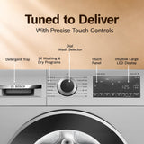 Bosch 12 kg/7 kg 5 Star Front Load Fully Automatic Washer Dryer (WNA2740SIN, Silver, AI ActiveWater, Inbuilt Heater, 1400 RPM, 2026 Model)