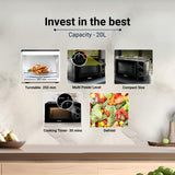 Haier 20L Solo Microwave Oven (HIL2002MWPH, Black)