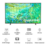 Samsung 75 Inch Crystal UHD 4K Smart TV 75CU8000, HDR10+, Smart Hub, Crystal Processor 4K (open box / without box)