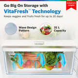 Bosch 335L, 3 Star, Max Flex Convert Frost Free Triple Door Refrigerator | 8-in-1 Convertible Storage Modes | 57L Extra Convertible Zone | Cool Extend up to 18 hours (CMC36K03NI, Smoky Silver)