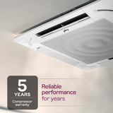 Godrej 2 Ton 2 Star Inverter Cassette AC with 5-in-1 Convertible Cooling, 360° Cooling, Self Clean Technology, Anti Freeze Protection & 5 Years Warranty (AC 2.0T TR CIC 24M2TG WA 4)