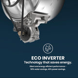 IFB 8 Kg 5 Star Powered by AI with 9 Swirl Wash, WiFi, Fully Automatic Front Load Washing Machine (Senator SXN 8014, Steam Refresh Program with Eco Inverter, Rich Silver)