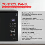 LG 32 L Scan to Cook Wi-Fi Enabled Charcoal Convection Healthy Microwave Oven (MJEN326ULW, Motorised Rotisserie for Bar-be-queing at home, Diet Fry & 10 Year Warranty on Charcoal Heater, Black)