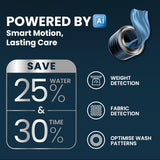 IFB 8 Kg 5 Star Powered by AI with 9 Swirl Wash, WiFi, Fully Automatic Front Load Washing Machine (Senator SXN 8014, Steam Refresh Program with Eco Inverter, Rich Silver)