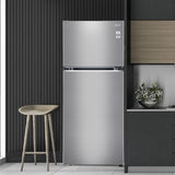LG 398 L 2 Star Frost-Free Smart Inverter Double Door Refrigerator, GL-S422SPZY, Shiny Steel, Convertible with Express Freezing)