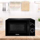 Haier 20L Solo Microwave Oven (HIL2002MWPH, Black)