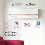 Hitachi 1.5 Ton 3 Star Hot & Cold New star rated, Inverter Split AC (Copper, Smart View Display, 4 Way Swing, ice Clean Cooling, 2026 Model, RAS.G318PHDIST, White)