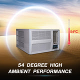 Haier 1.5 Ton 3 Star Fix Speed Side Flow Window AC (Copper, Turbo Mode, Anti Bacterial Filter, Cools at 54°C Temp, Long Air Throw - HWU18F-POW3BN-FS)