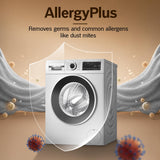 Bosch 12 kg/7 kg 5 Star Front Load Fully Automatic Washer Dryer (WNA2740SIN, Silver, AI ActiveWater, Inbuilt Heater, 1400 RPM, 2026 Model)