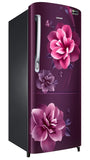 Samsung 223L 3 Star Inverter Direct-Cool Single Door Refrigerator Appliance (RR24C2723CR/NL,Camellia Purple)