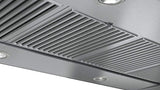 Bosch Serie- 4 Island hoods 90 cm 800 m3/hr Stainless steel Chimney (DIB098G50I, 3 Baffle Filters, Steel/Silver)