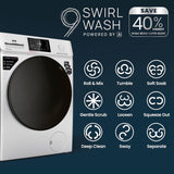 IFB 7 Kg 5 Star Powered by AI with 9 Swirl Wash, WiFi, Fully Automatic Front Load Washing Machine (SERENA SXN 7012 CMS, Steam Refresh Program with Eco Inverter, Rich Silver)