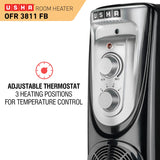 Usha 3811 FB OFR Heater 2300W – 11 Fin, Fan, Thermostat Control (Open Box / Without Box)