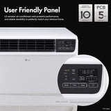 LG 1.5 Ton 5 Star DUAL Inverter Window AC (Copper, Convertible 4-in-1 cooling, RW-Q18WUZA, HD Filter with Anti-Virus Protection, White)