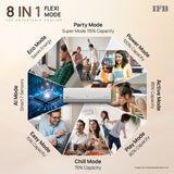 IFB Fastcool 1.5 Ton 3 Star Inverter AC CI183GD22RGM3, 8-in-1 Flexi, WiFi, Copper